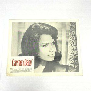 Carmen Baby 1967 Original Lobby Card Movie Poster Uta Levka‎ Claud Ringer Drama